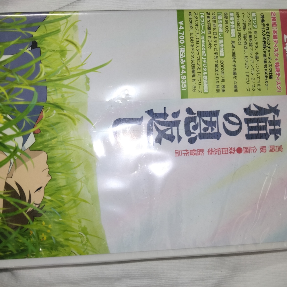 RARE Studio Ghibli THE CAT RETURNS Japanese DVD Region 3 Imported Classic Anime